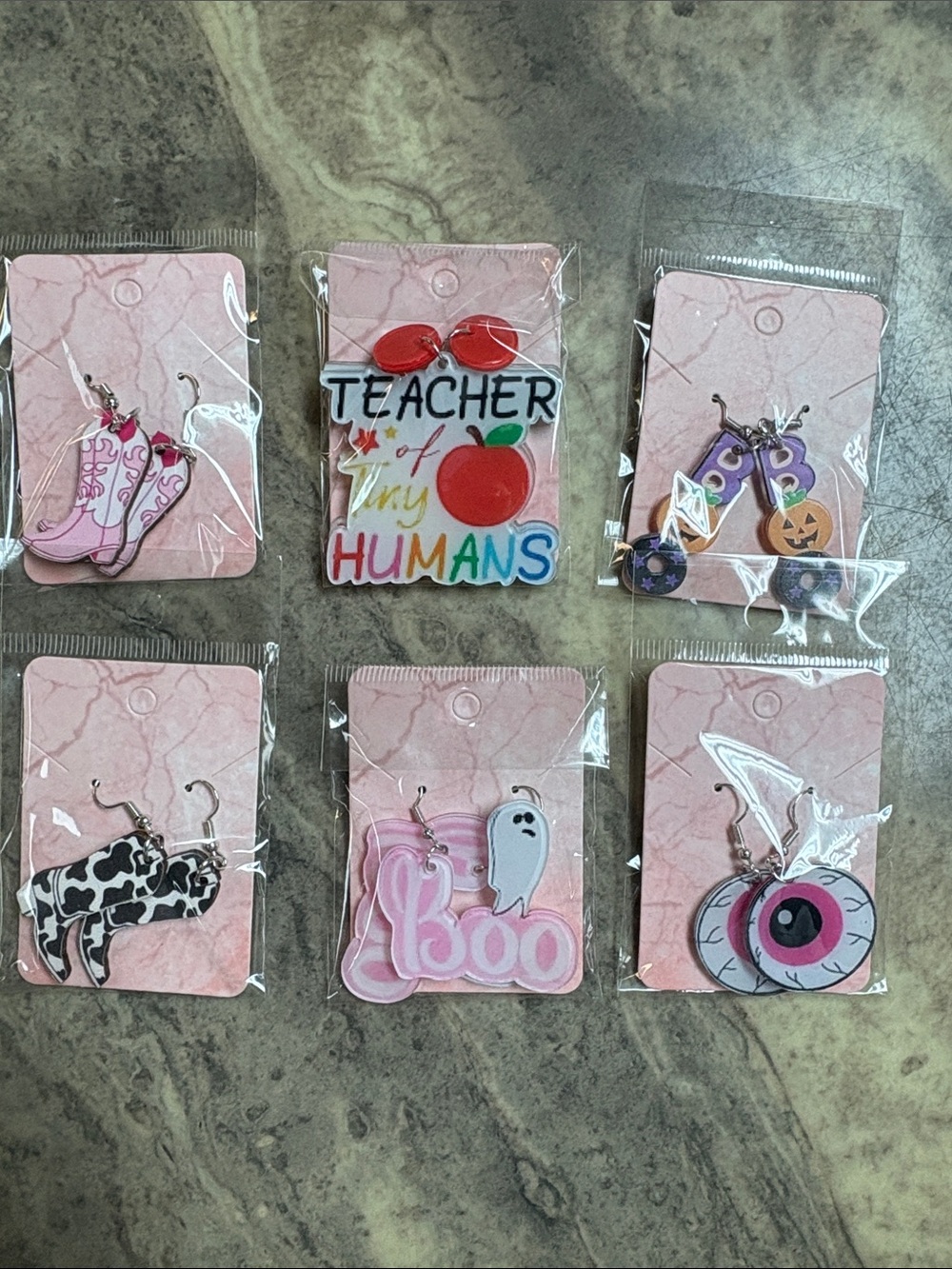 Earring bundle of 6